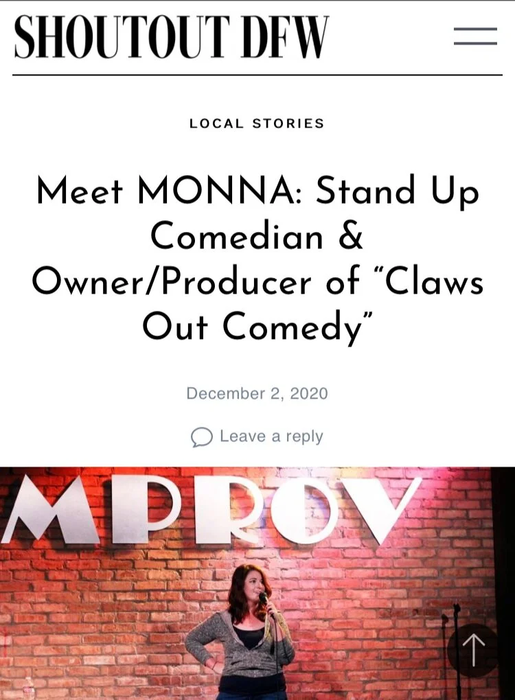 Meet MONNA: Stand Up Comedian &amp; Owner/Producer of “Claws Out Comedy”