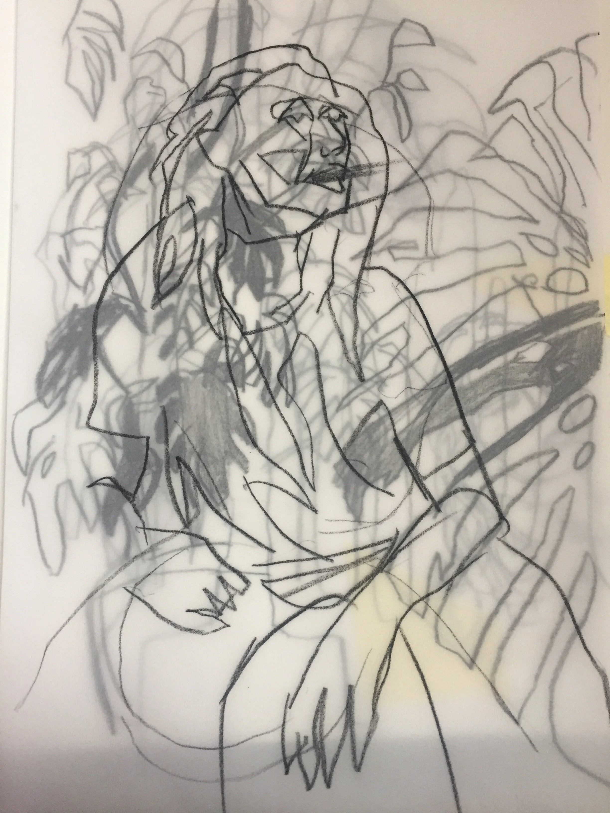  Untitled  Pencil on paper  21 cm x 29.7 cm  2020 
