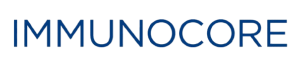 The word 'IMMUNCORE' in blue font on a black background.
