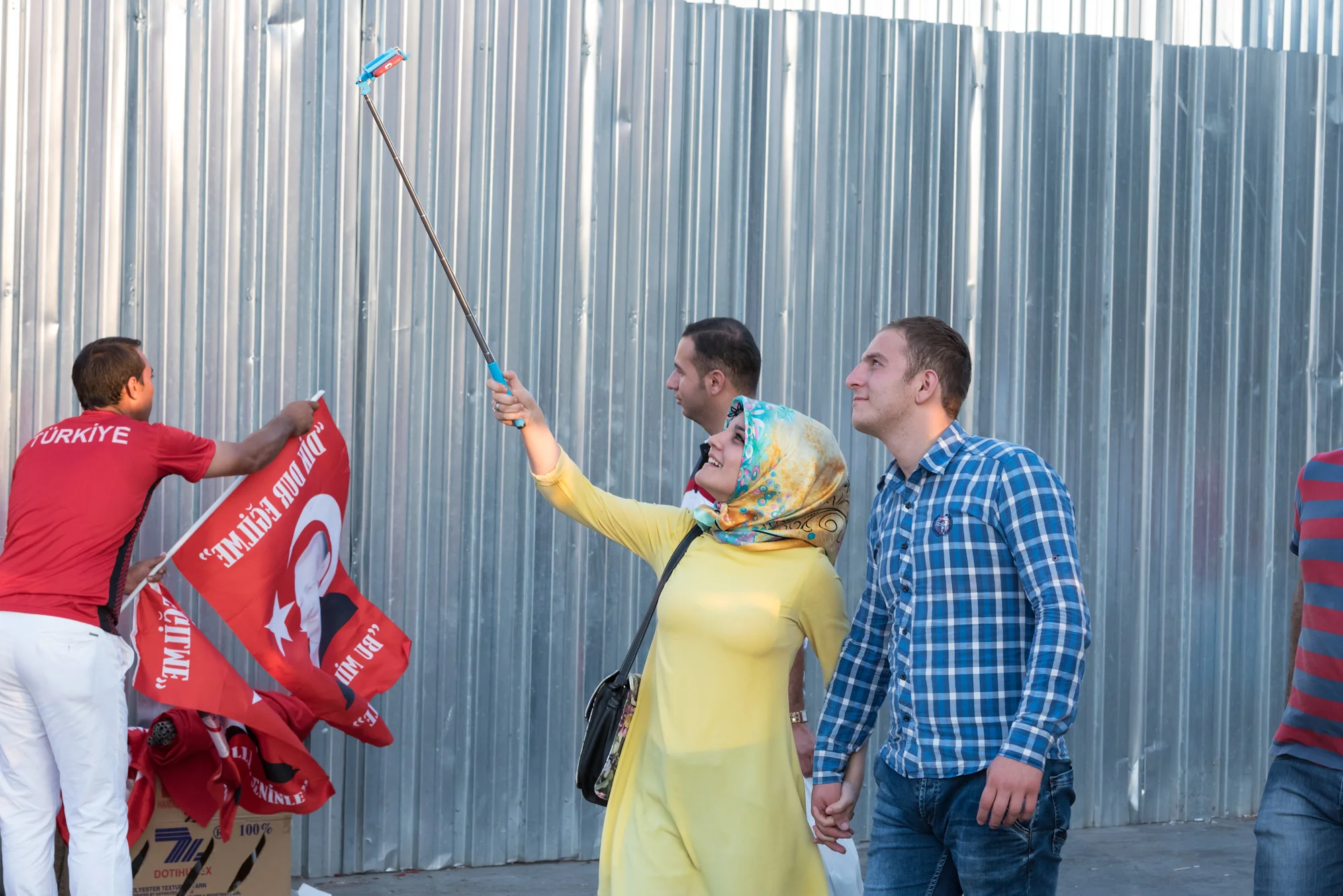 Selfie with Flags