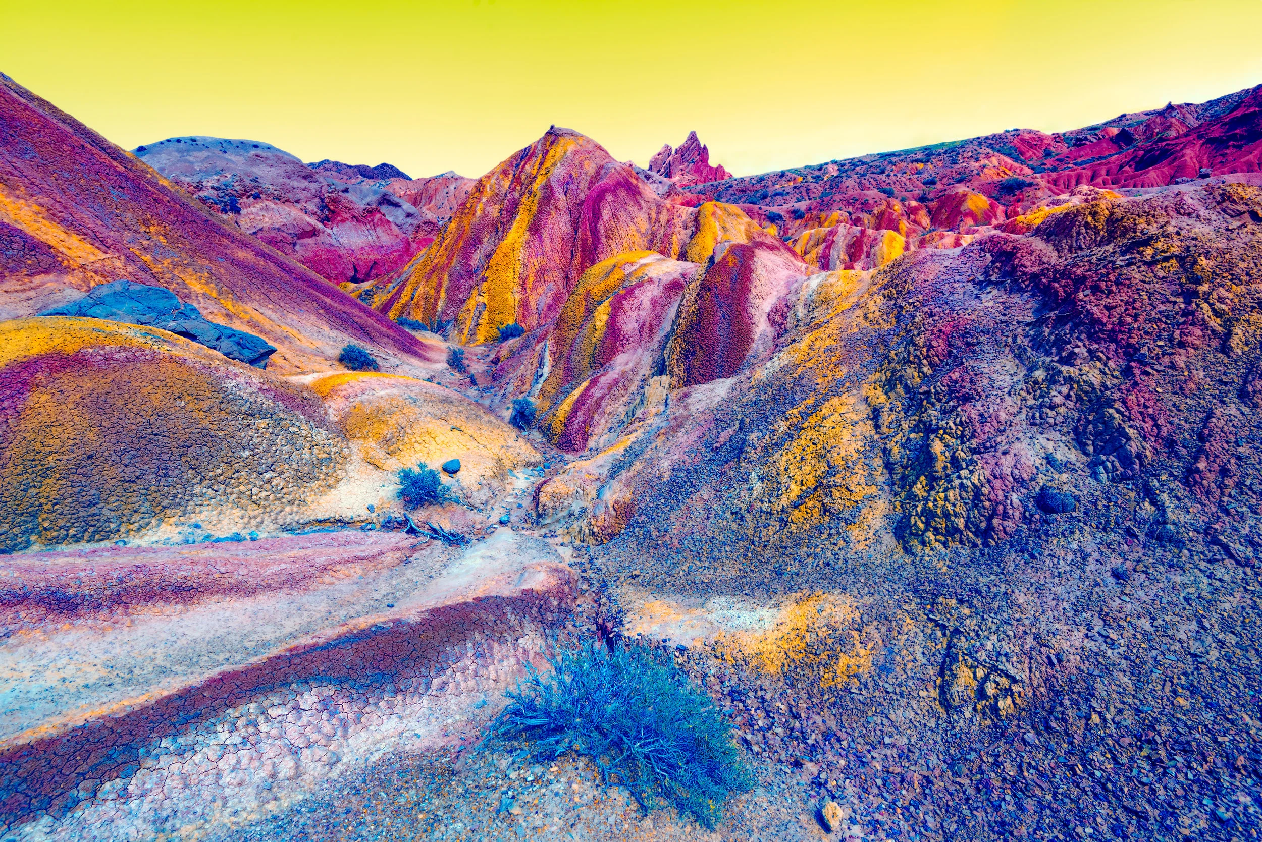 Otherworldly Badlands