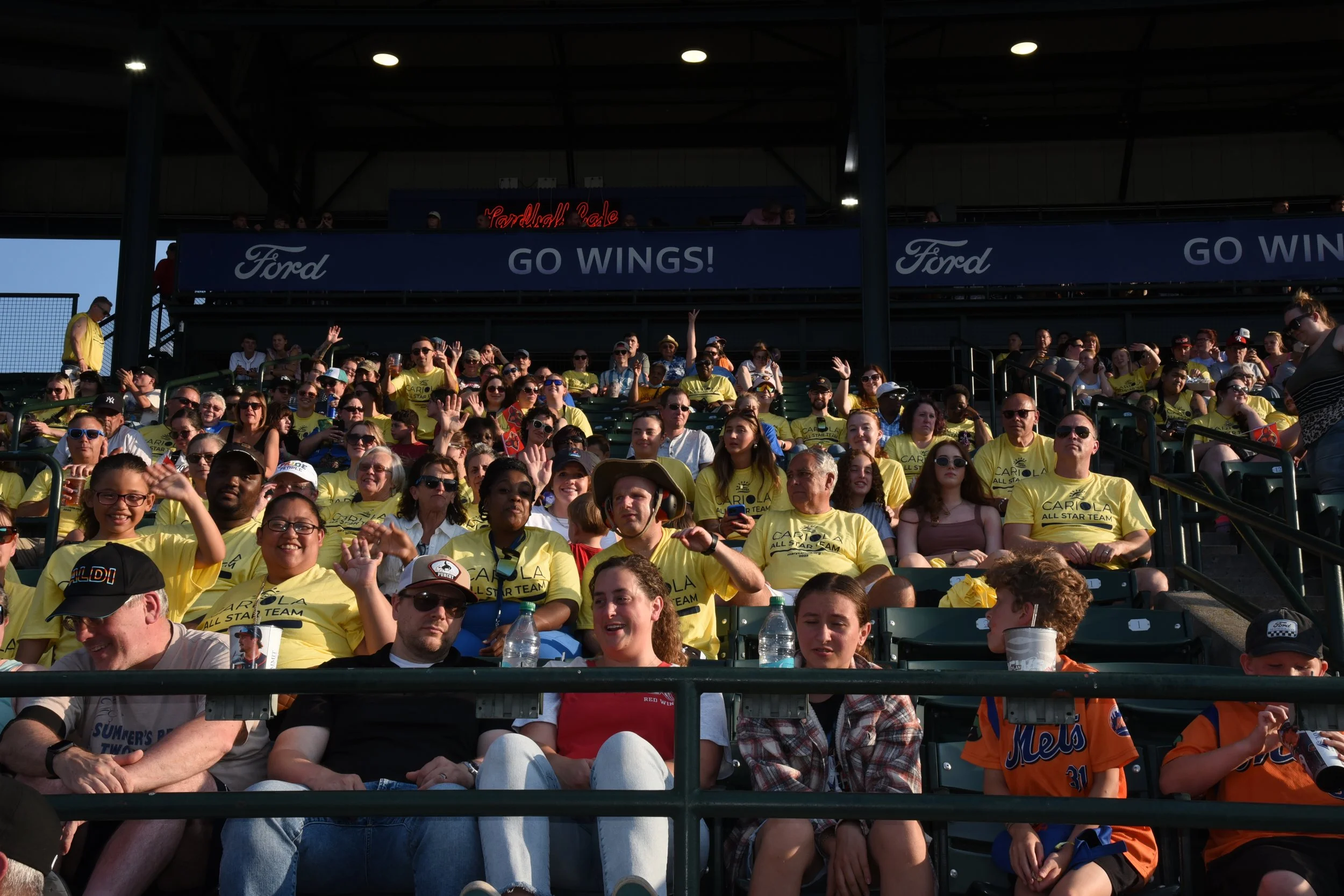 Mary Cariola Night with the Rochester Red Wings! 