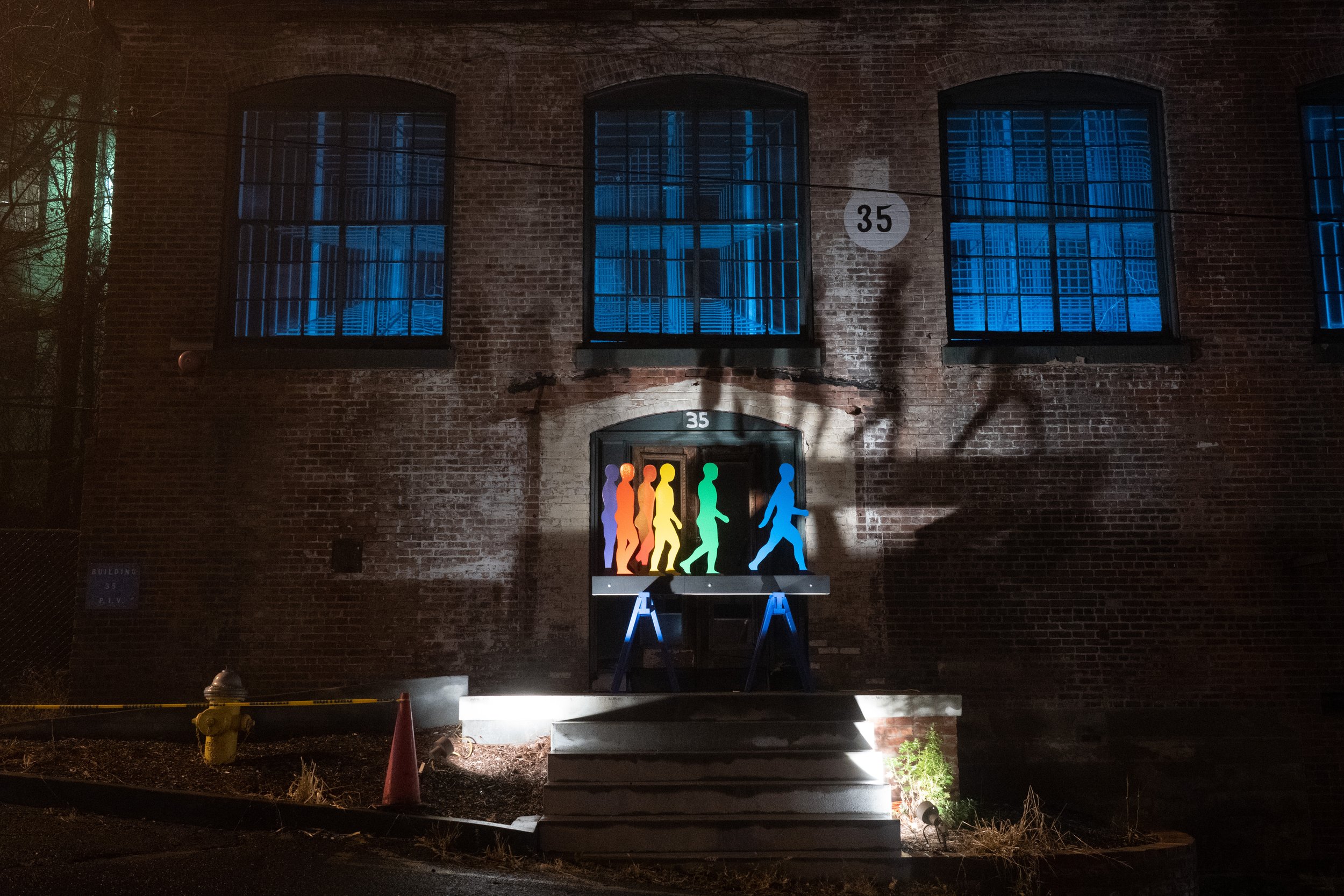 Let There Be Light Holiday Drive Through 2020 - Video Installation by Farkas Fulop; Sculpture by Cassie Hyde Strasser