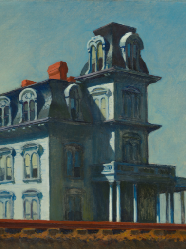 "House by the Railroad" EDWARD HOPPER