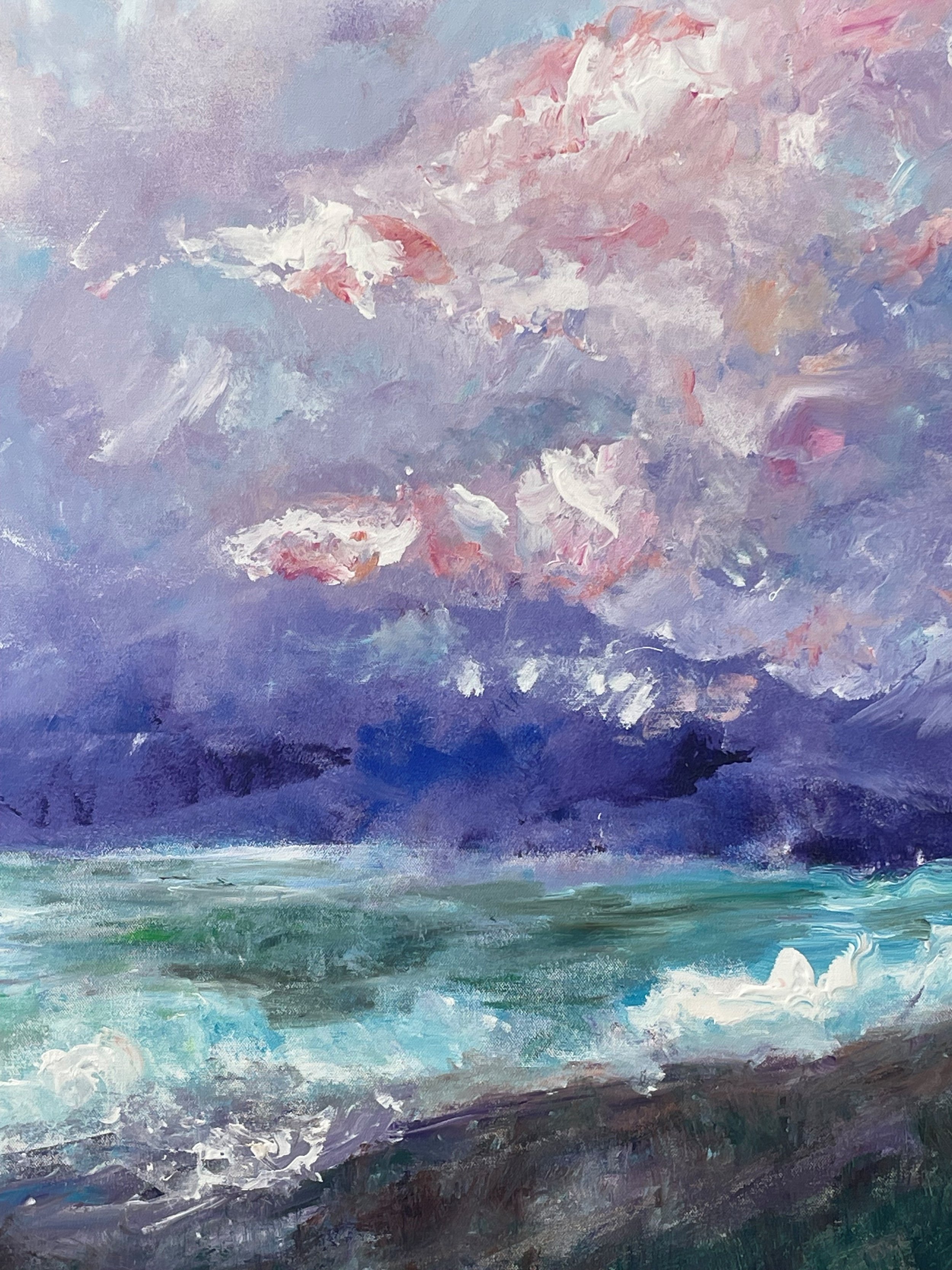 Kailua, Painting by Carol Wall