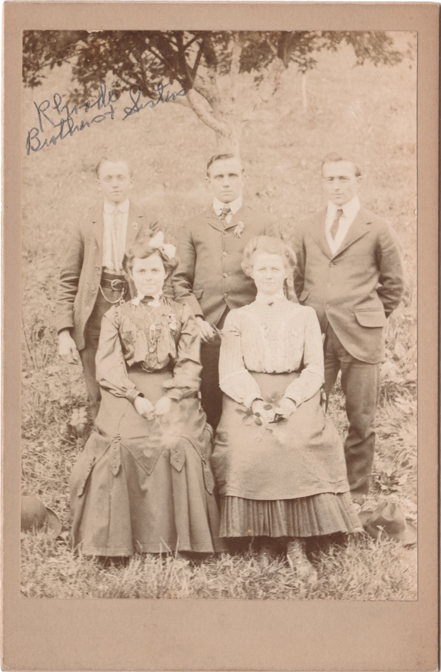 "Rhoads Brothers and Sisters" about 1905