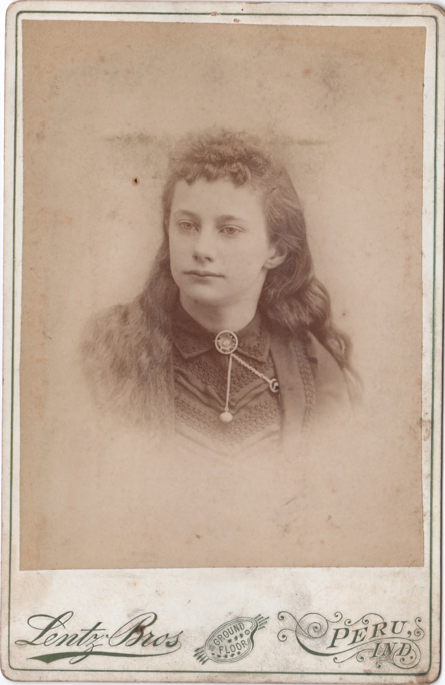 Unidentified woman from the same photo album as Peter Costlow and Matilda Topper Costlow