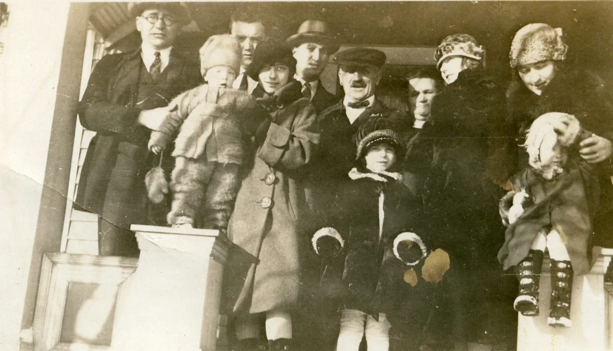Peter Henry Ratz (center) and Family