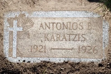 Antonios Karatzis (1921-1028) - Evergreen Cemetery in Detroit, MI