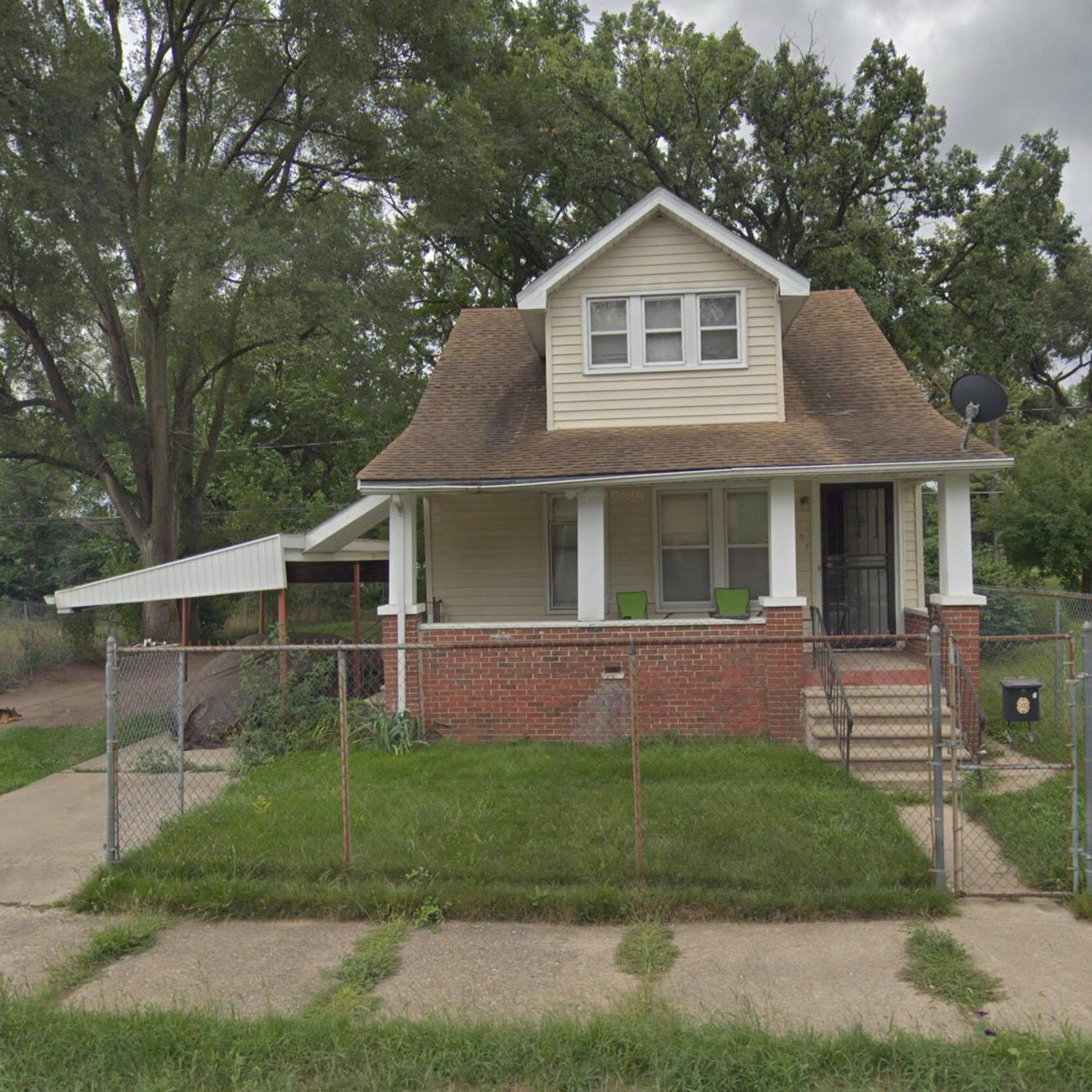 The Karr family home in 1930 at 8551 Ellsworth Avenue, Detroit