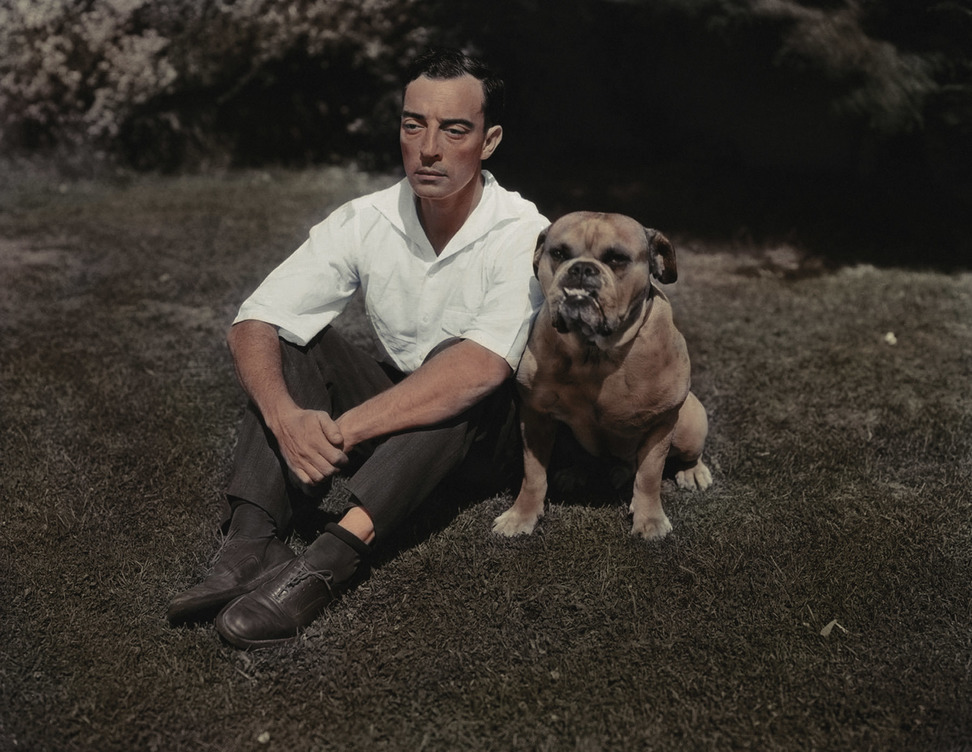 Buster Keaton and His Dog