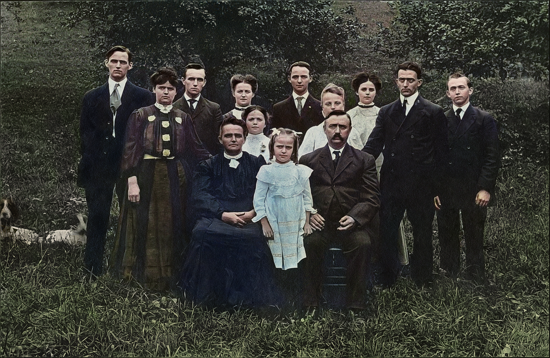 The Rhoads Family of Cambria County, Dunlo, PA (abt. 1905)