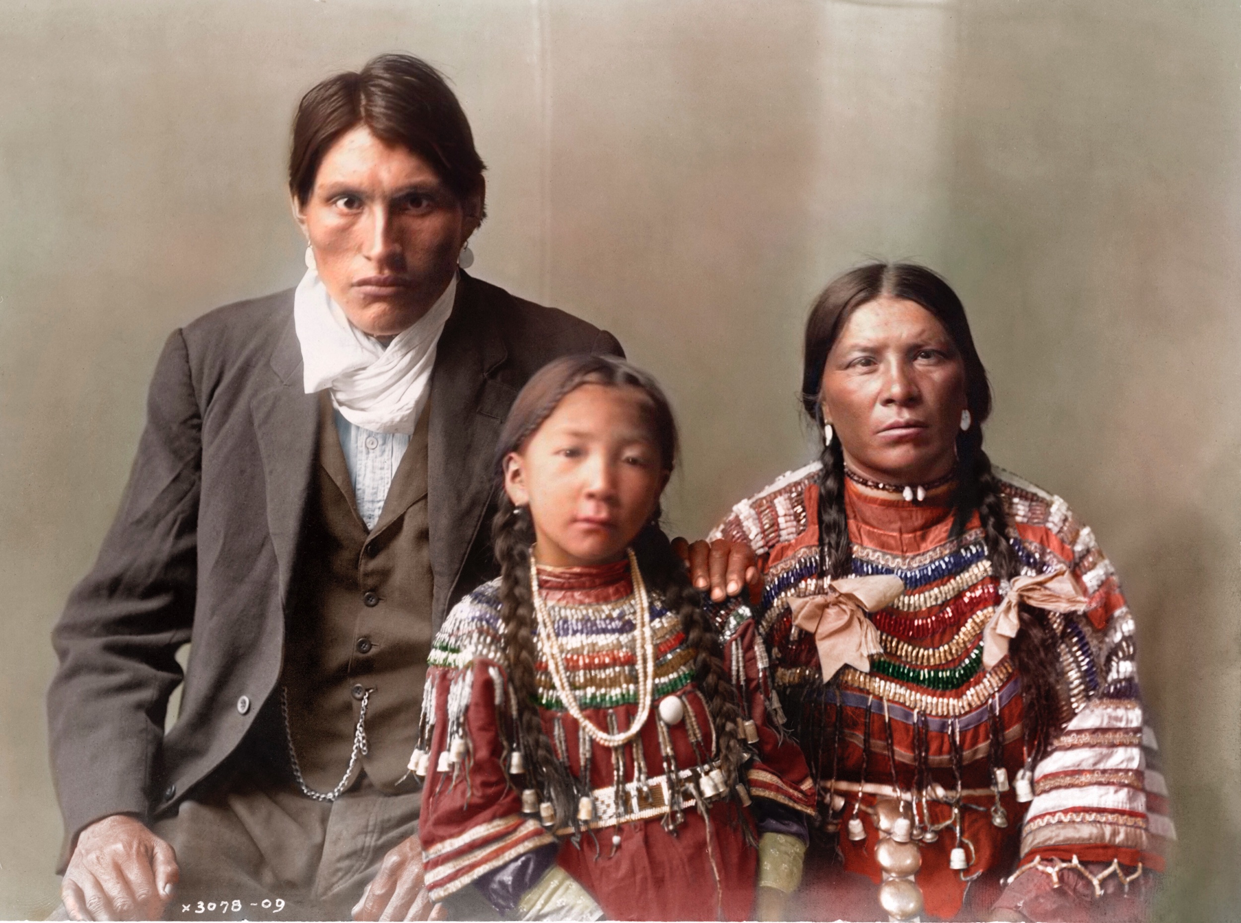 The Piegan Family of Reuben Black Boy (1910)