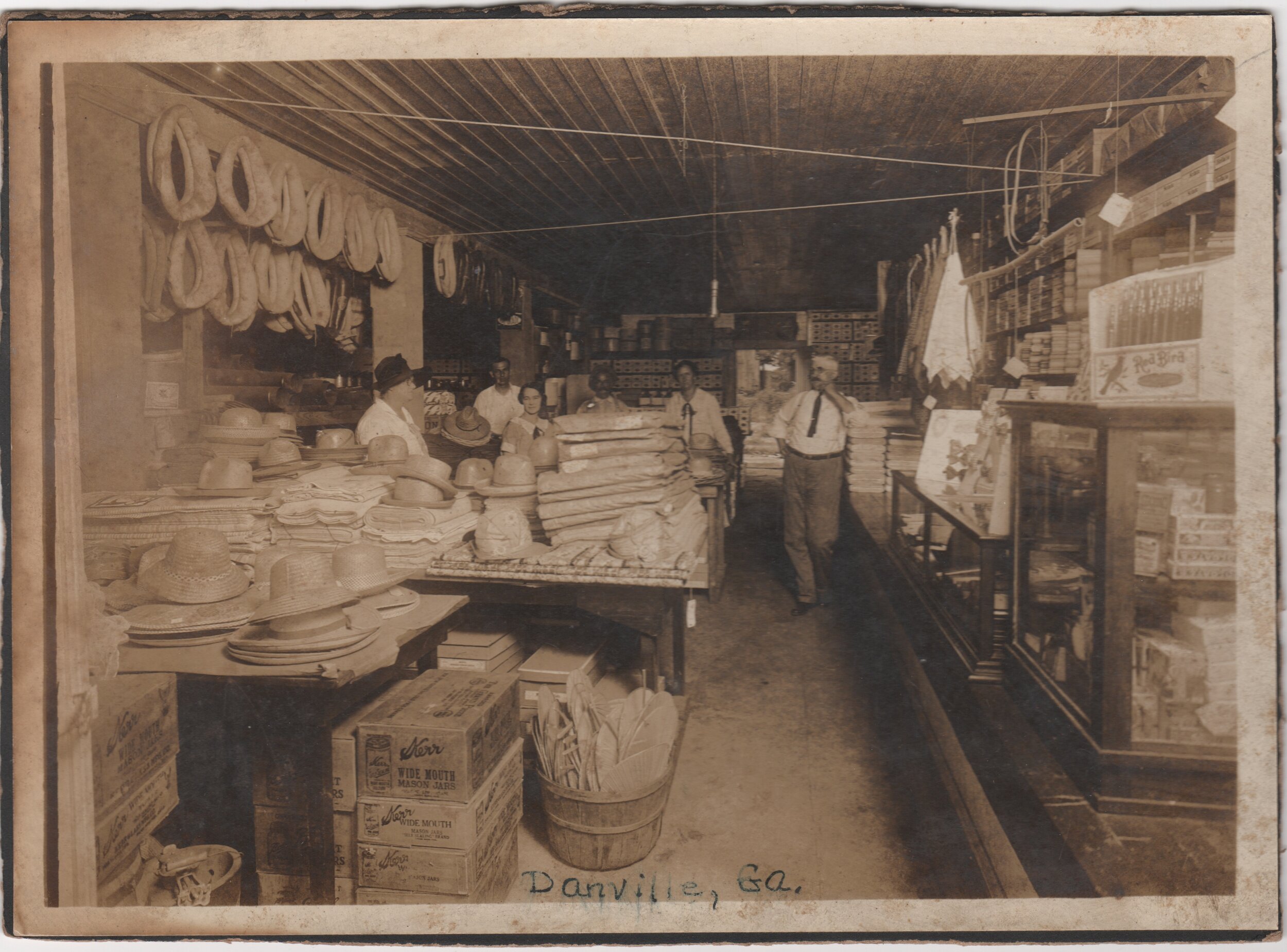 Lee and Stella Price and Their Danville, Georgia Store (about 1926)