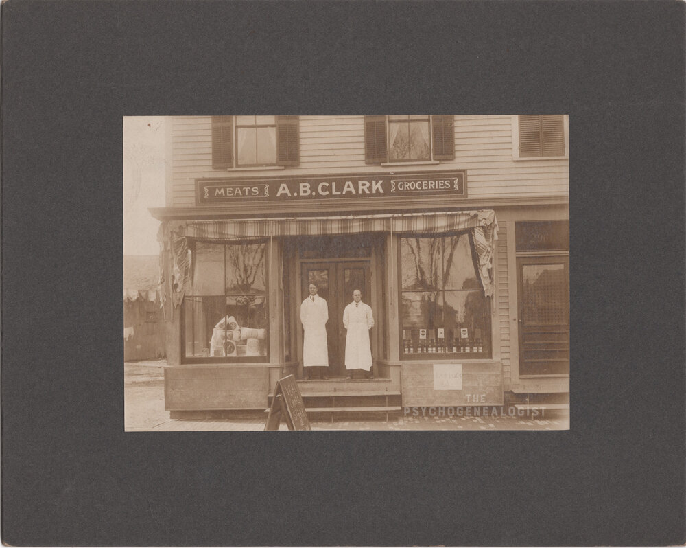 A. B. Clark Meats and Groceries - Springfiled, MA (1910s)