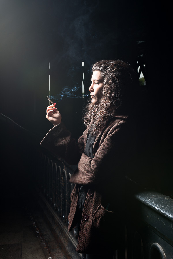 Portrait d'Almaz Papatakis, comédienne. Photographe Yann Cainjo