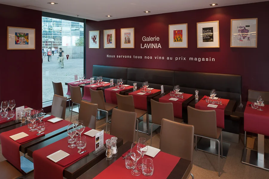 Restaurant LAVINIA photographie agencement architecture boutique