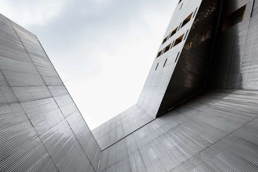 Rungis photographie architecture exterieure facade metal Paris