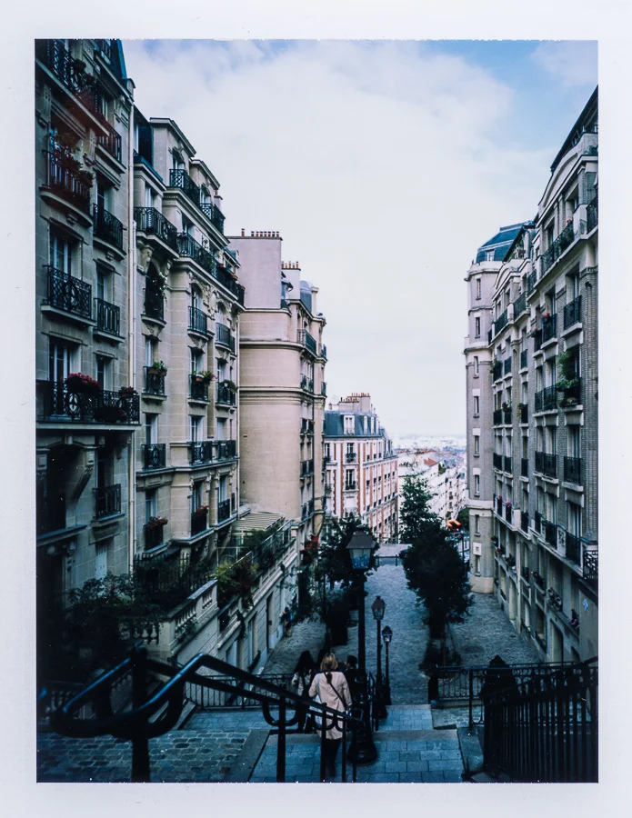 Chambre grand format photographie patrimoine Montmartre Paris
