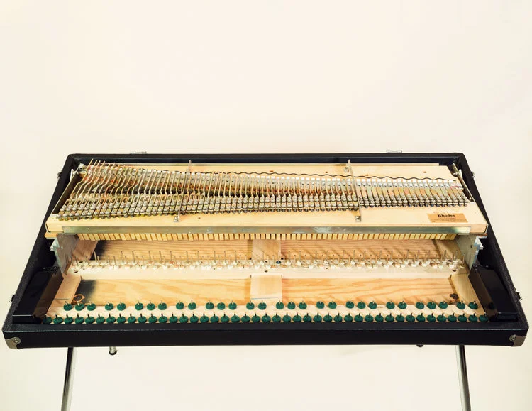 This Rhodes keybed cleaned up very nicely.