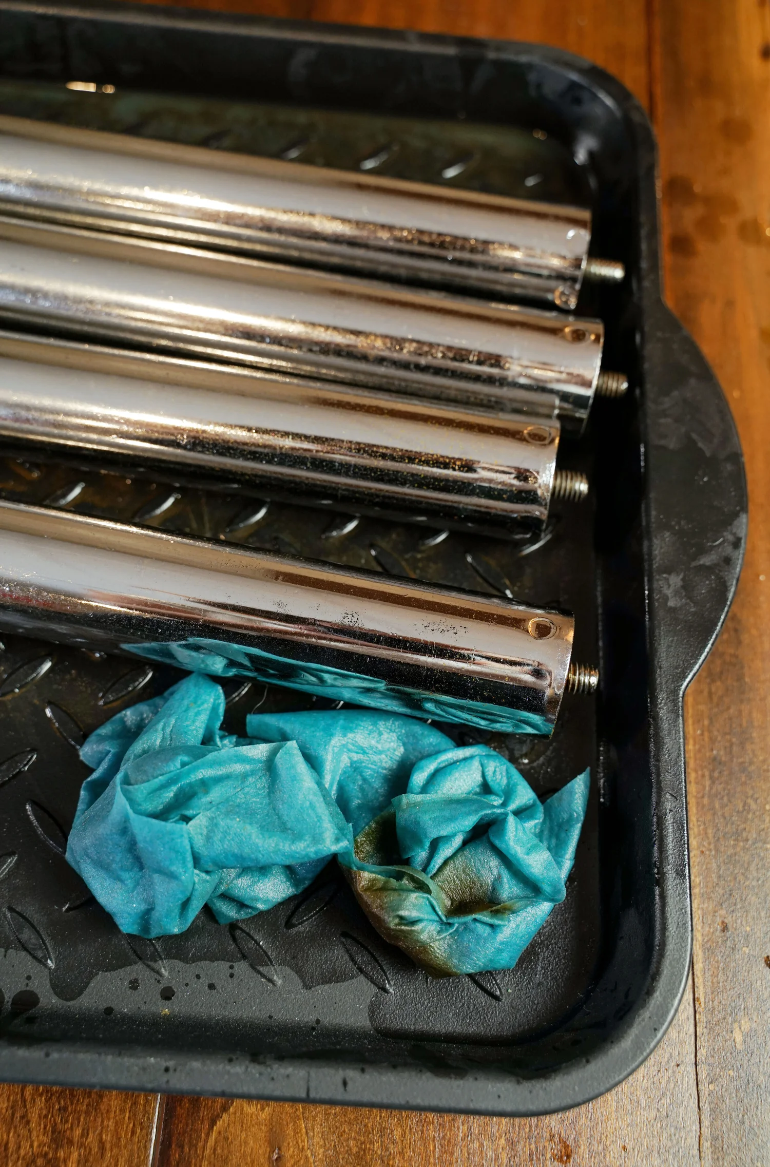 Rust Pattern On Legs How to De-Rust Wurlitzer Legs (or Any Oversized Item) — Tropical Fish