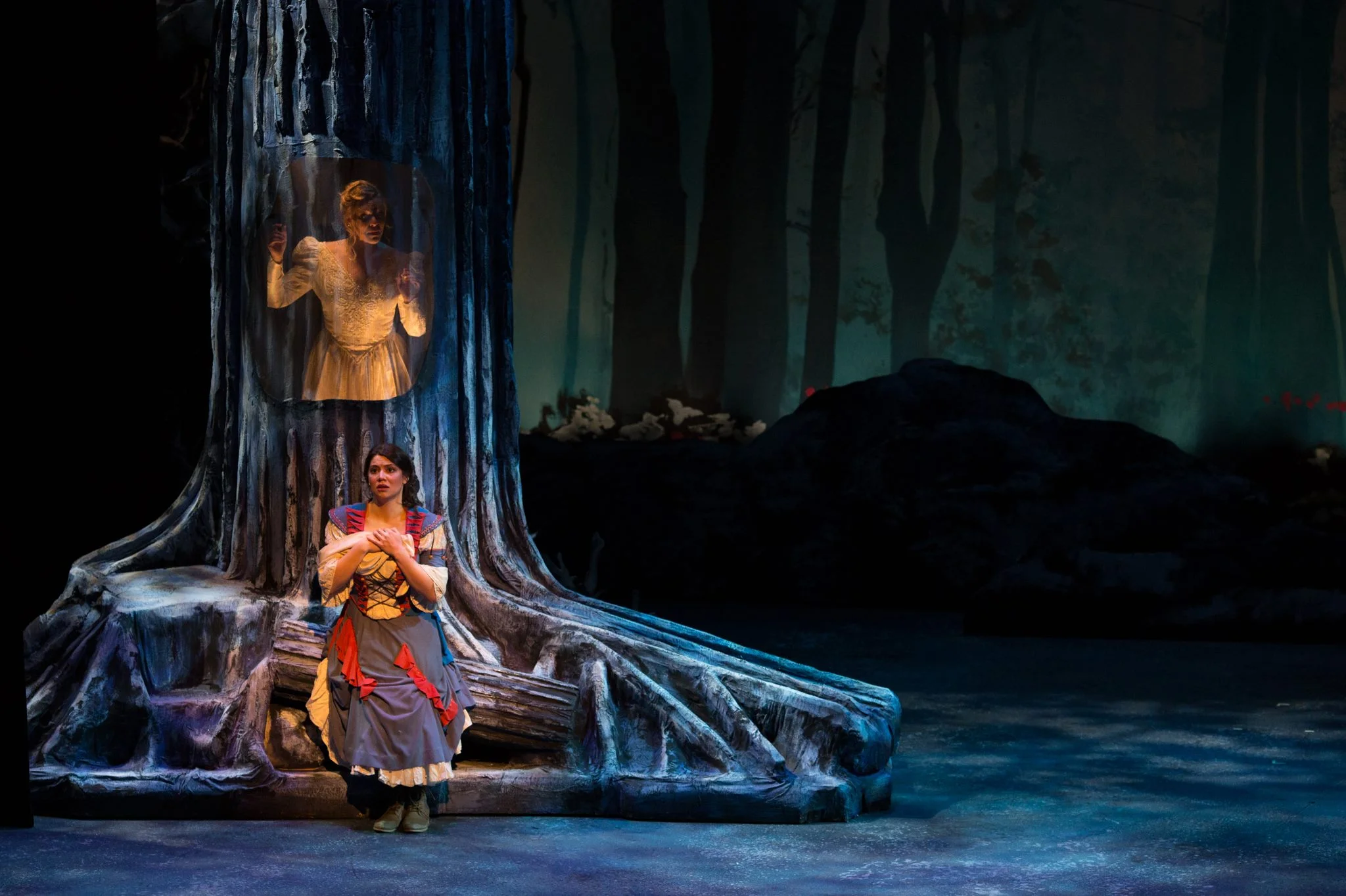 As Cinderella in Into the Woods . Photo by Andrew S. Beers.