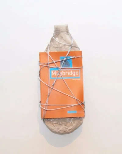 Richard Wentworth - Shade, 2016, Paperback book, discarded bottle with soldered cable, 33 x 13 x 5 cm