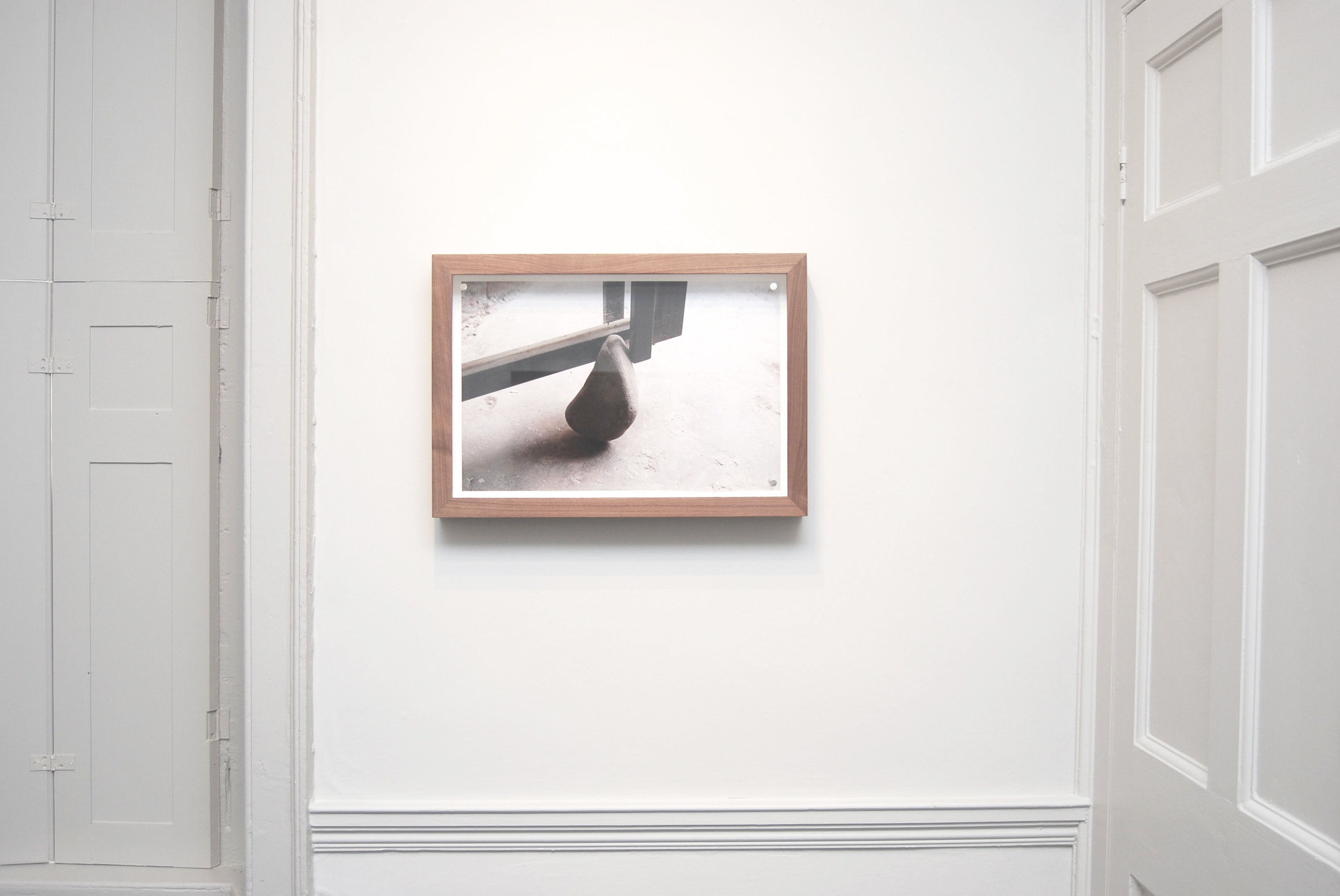 Richard Wentworth – Beijing , 2007 , 2013, Archival print and nails, 38.5 x 55.2 cm x 7 cm