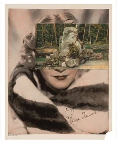 John Stezaker , Mask (Film Portrait Collage) CLXXXIV , 2015