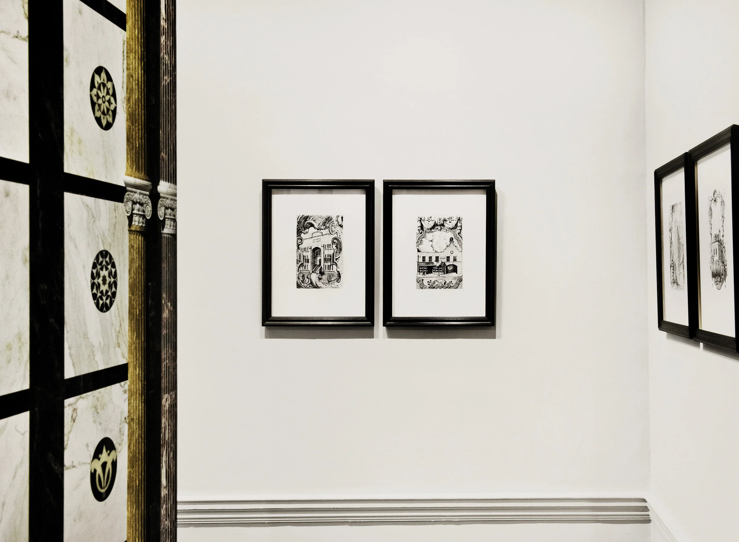 Installation view - Pablo Bronstein