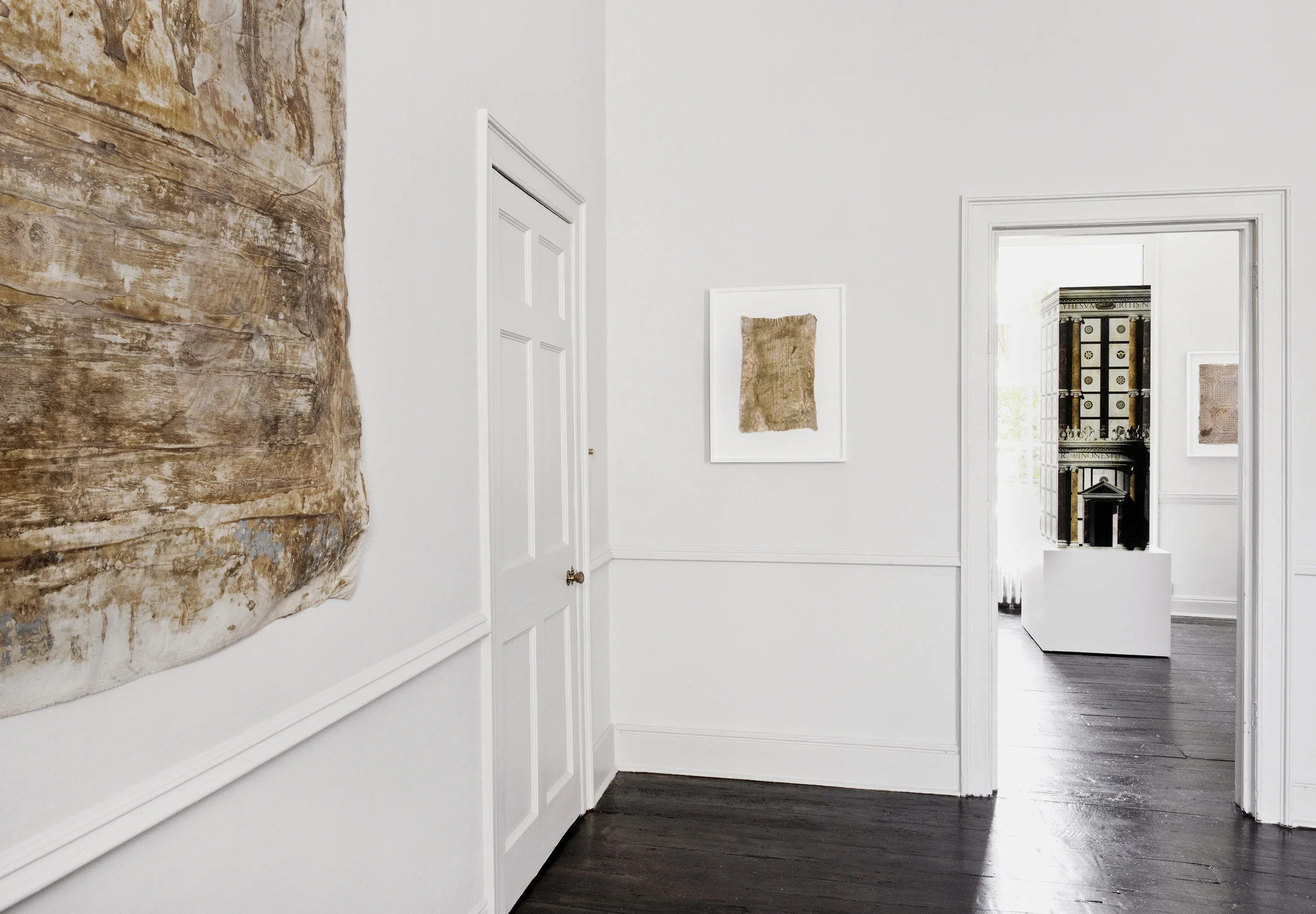 Installation view - Heidi Bucher, Pablo Bronstein