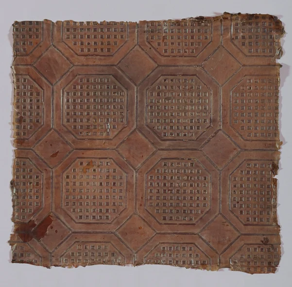 Heidi Bucher, Obermühle (Ahnenhaus) , 1980, latex, cotton, 60 x 62 cm