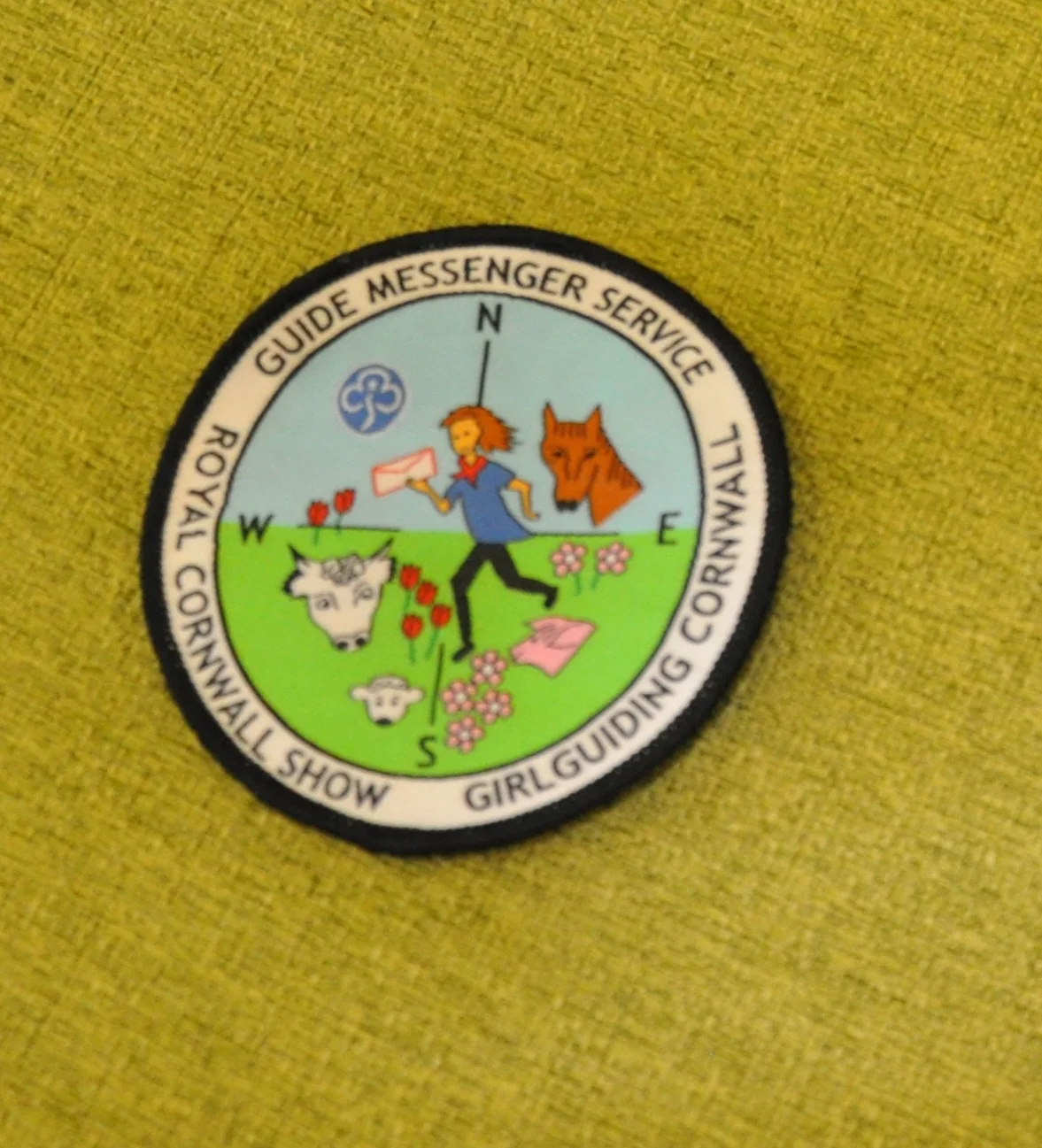 Her badge