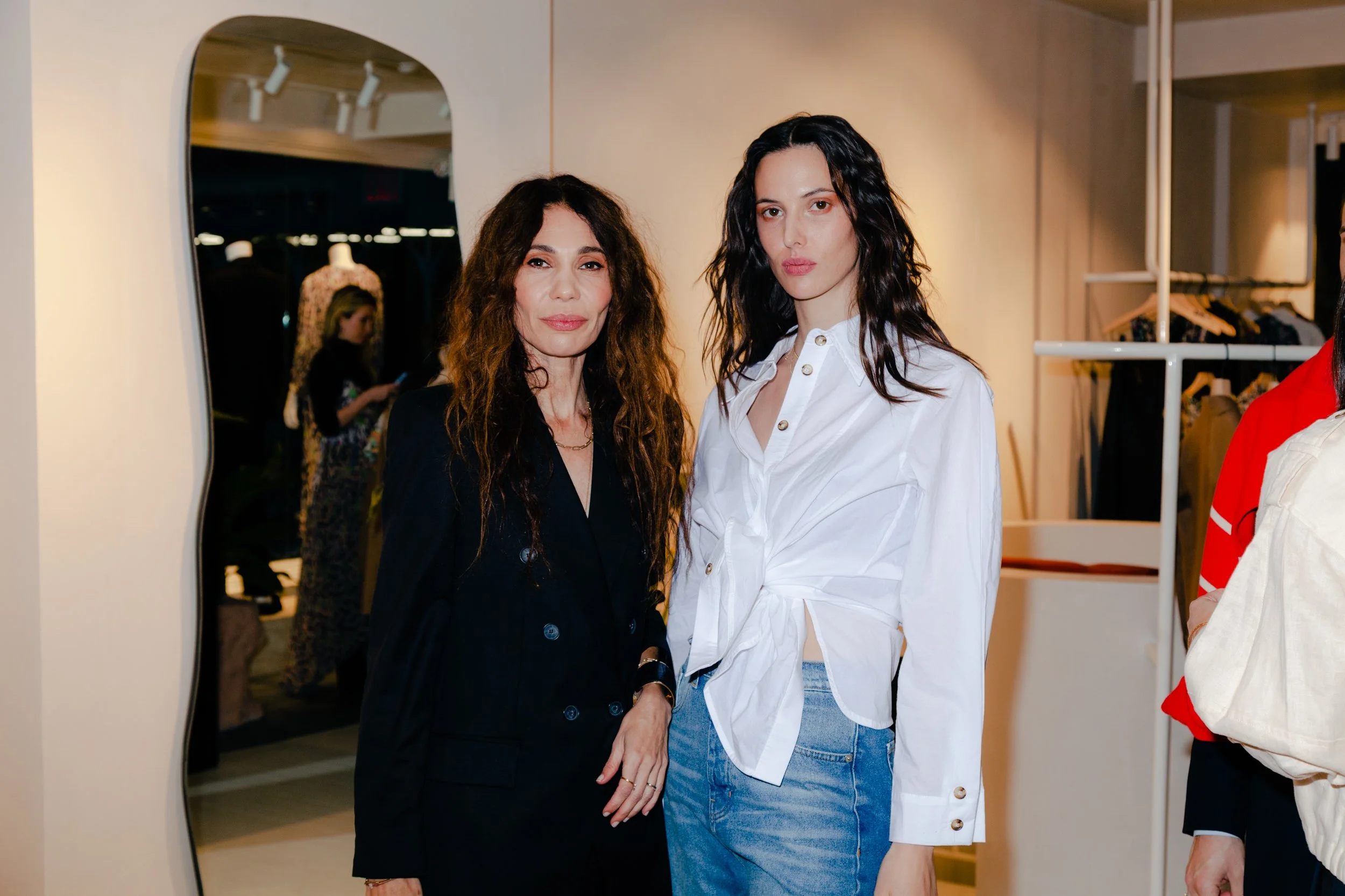 Designer Maria Cher for her NY opening