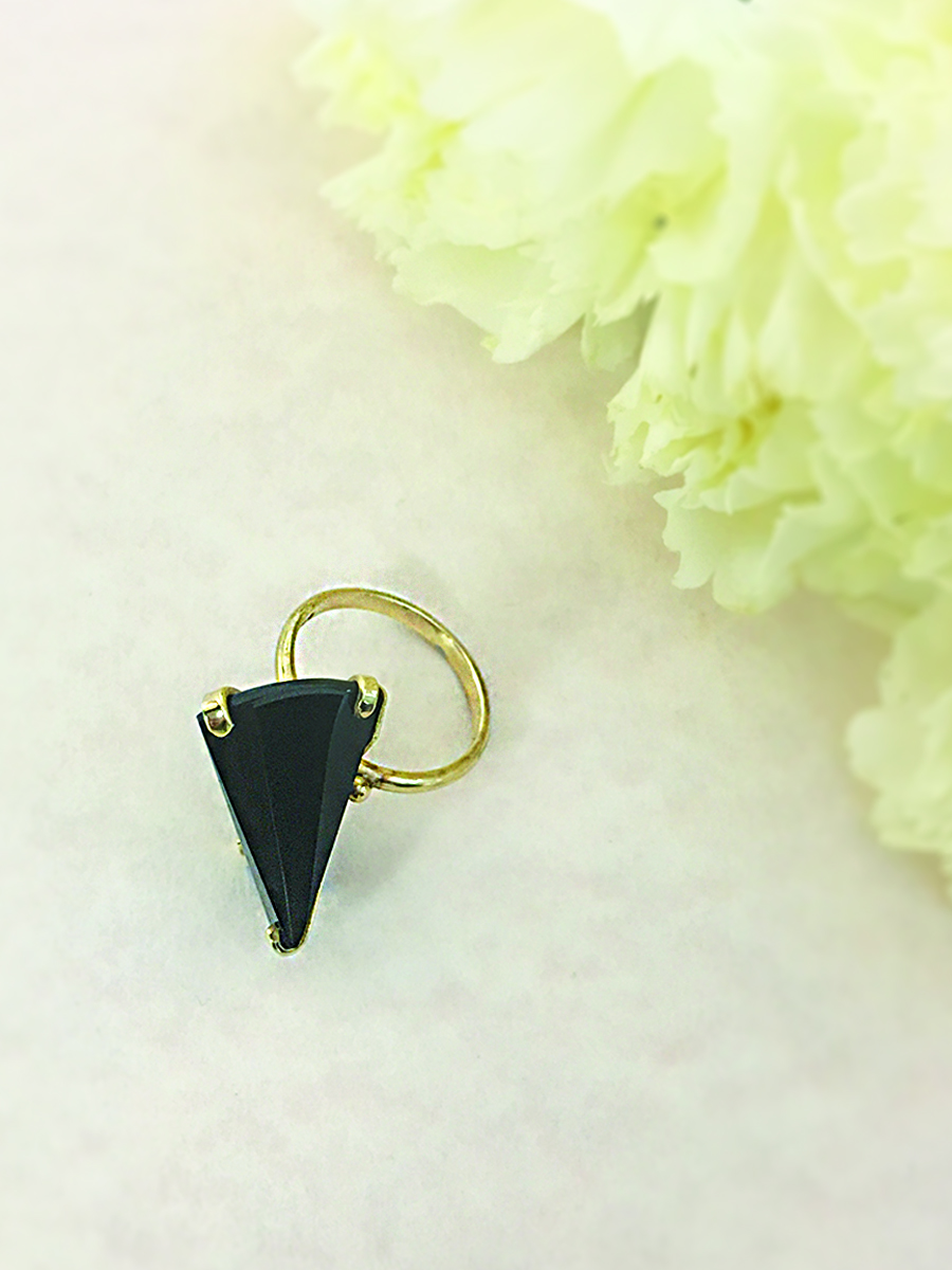Adelle's amazing 9ct gold Smokey Quartz dress ring - a definite "wow" piece! 