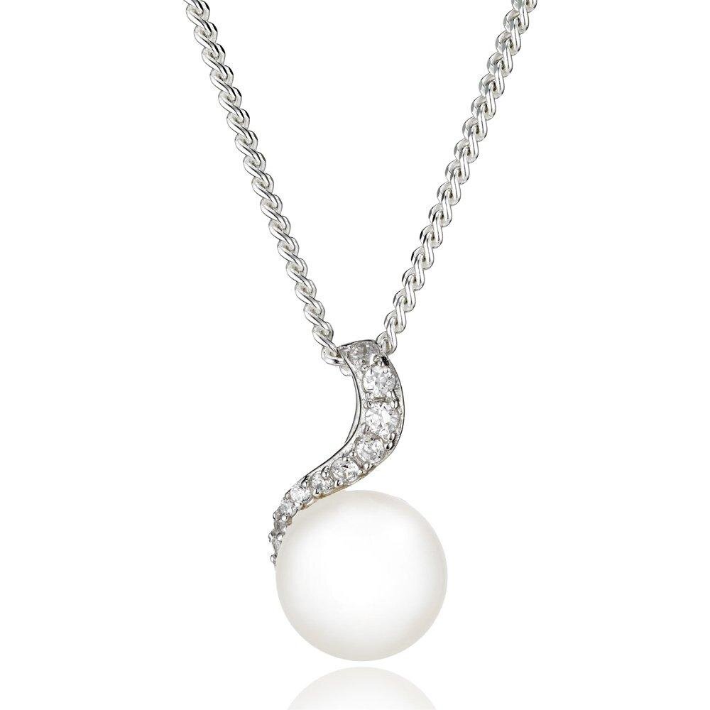 Jewellery to include Beaverbrooks necklace and earrings, a silver necklace  and pendant, faux pearl n