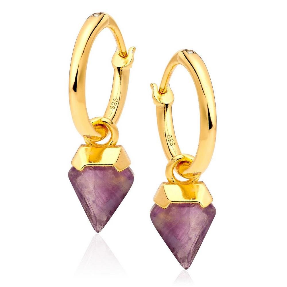 18ct-Gold-Plated-Silver-Amethyst-Charm-Hoop-Earrings-0121095.jpeg