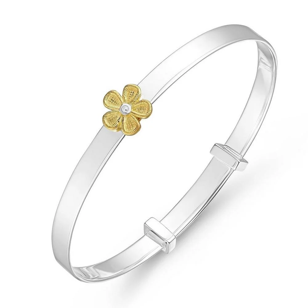 Mini-B-Silver-Yellow-Gold-Plated-Diamond-Flower-Bangle-0146414.jpg