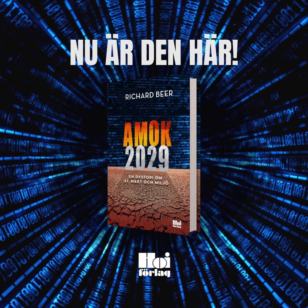 Nu &auml;r den h&auml;r!✨

Richard Beer klimatdystopi Amok 2029 finns att k&ouml;pa nu. Du hittar den bland annat p&aring; shop.hoi.se! (l&auml;nk i bio)

#klimat #klimatdystopi #dystopi #l&auml;stips #boktips #amok2029 #amok