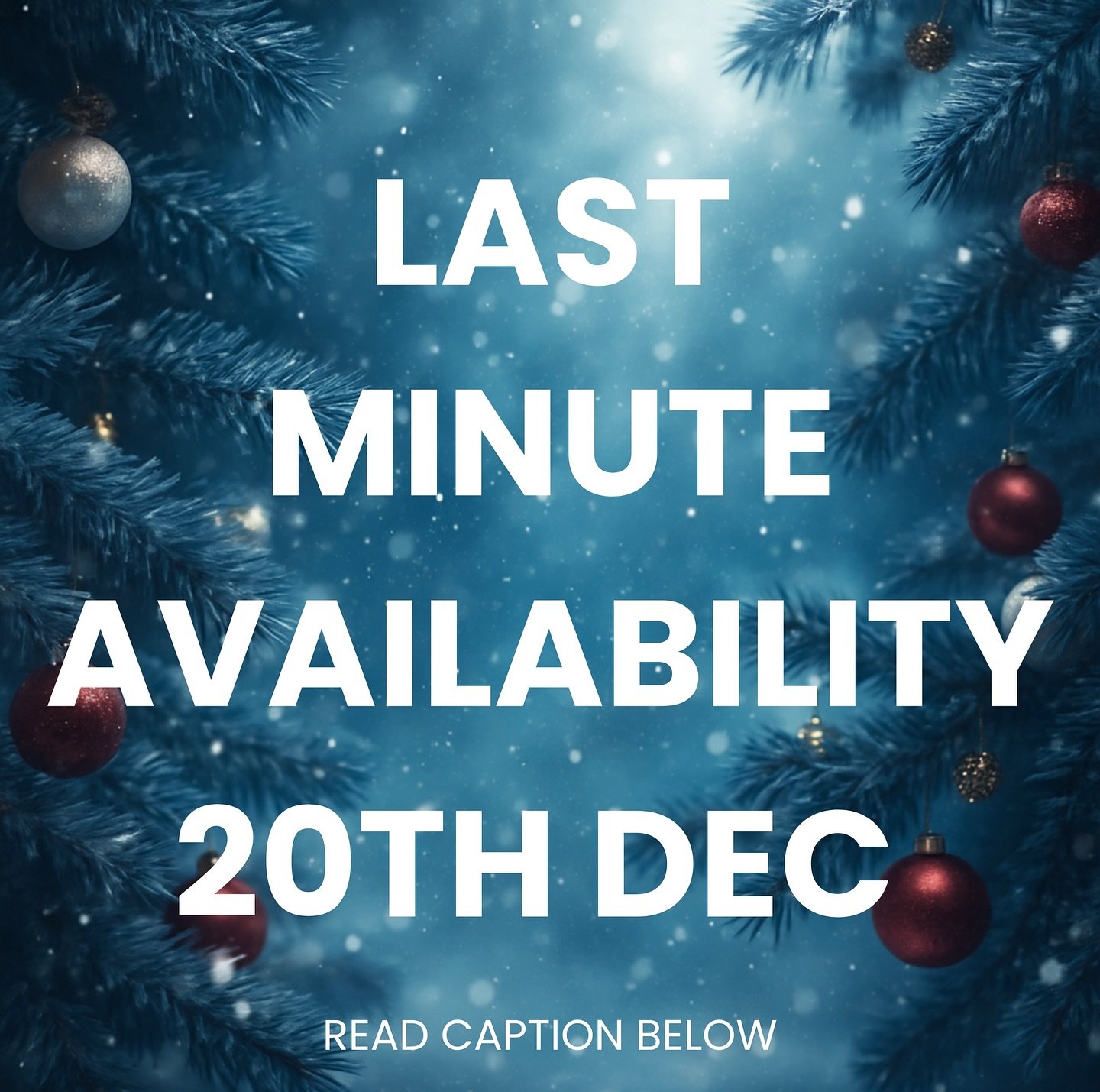 Hello! Due to a last minute cancelation we now have availability on Saturday 20th December! If there&rsquo;s any venues hosting a Christmas party and are still looking for a band or if there&rsquo;s any couples thinking about having a band for their 