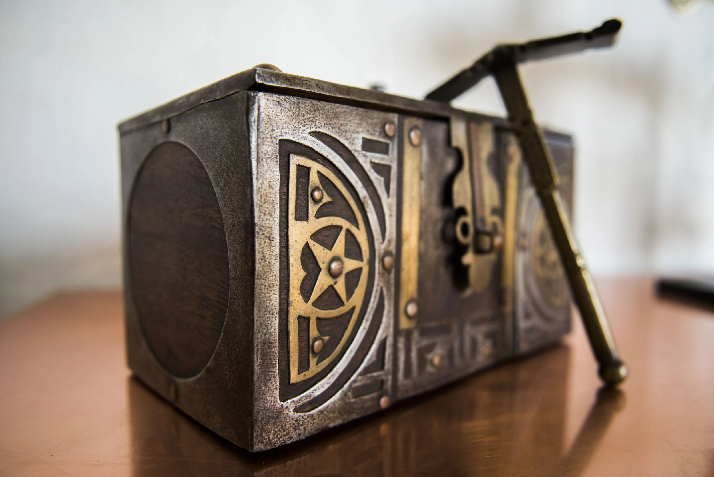 19th century Tuareg Tea Box, YSWARA Tearoom Private Collection