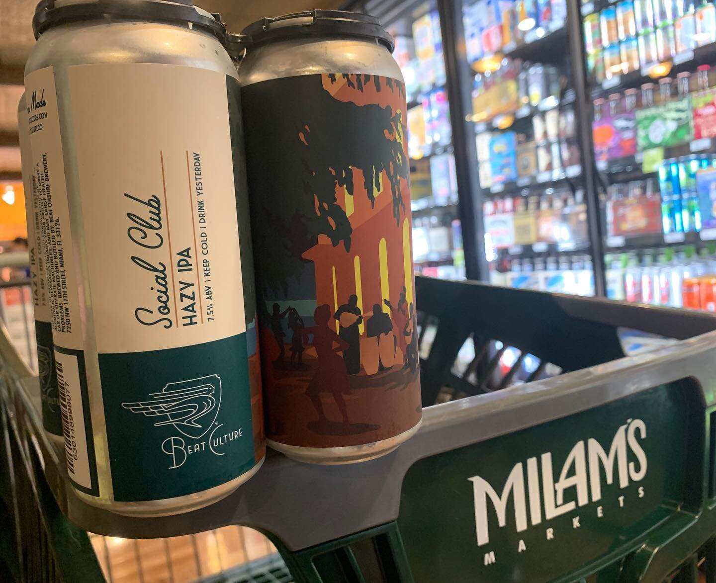 Social Club &amp; Halfway Crooks now available at Milam&rsquo;s Market Grove!!!⁣⁣
⁣⁣
We are proud to announce that you can now find Beat Culture Beer at @milamsmarket. We are excited to be available in our favorite, local and family-owned grocery sto