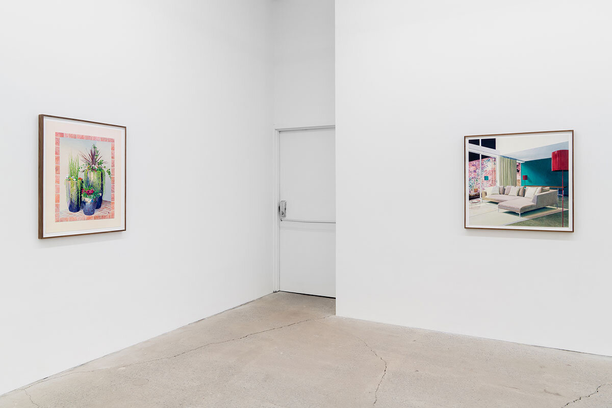 Tristram Lansdowne, I swear you never slept at night, 2019 , vue d’exposition, Galerie Nicolas Robert. Photo : Jean-Michael Seminaro