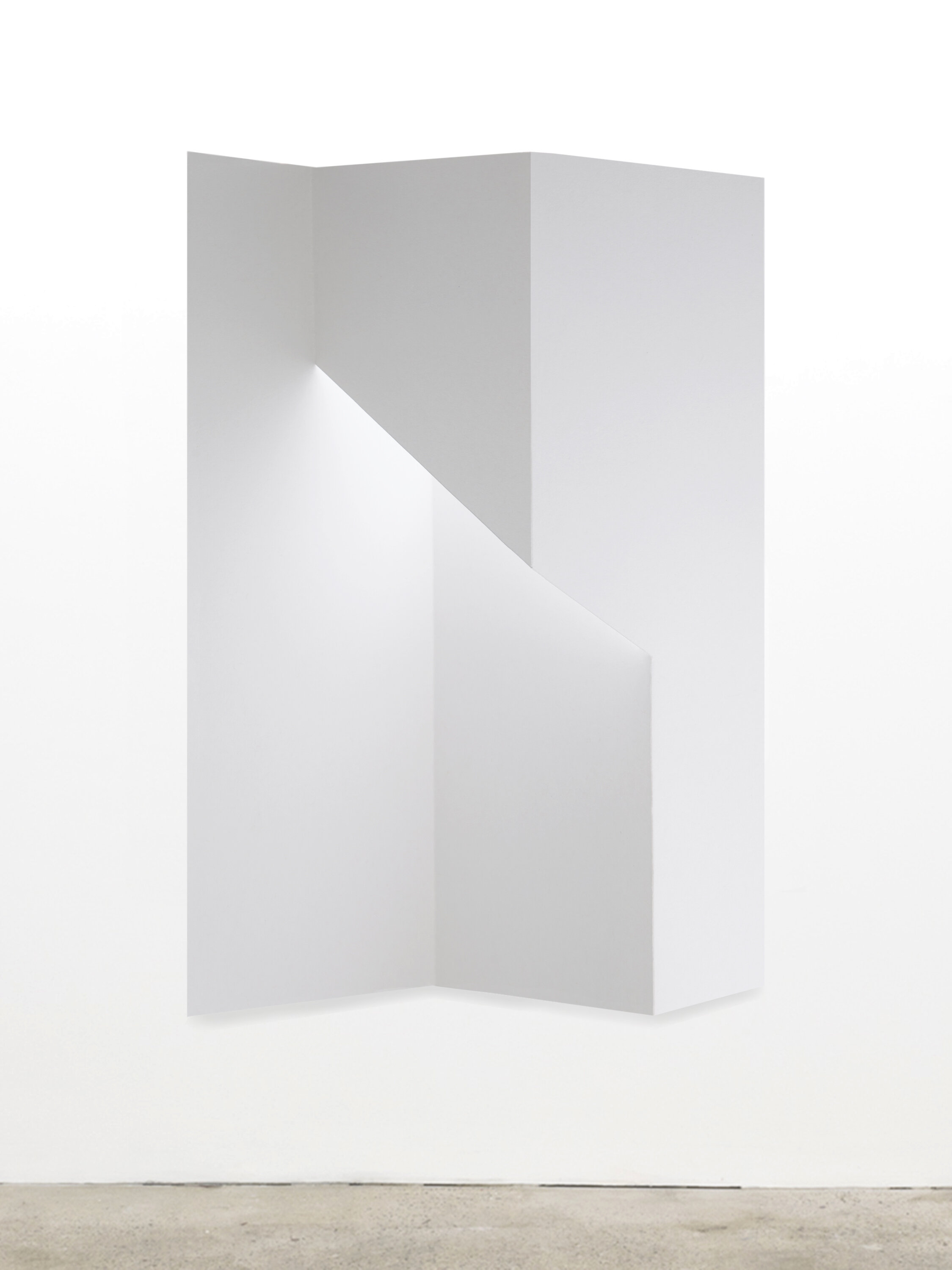 Caroline Cloutier, Pliage 5 , 2019, édition unique, impression numérique montée sur aluminium, 152 x 102 cm (60” x 40”)