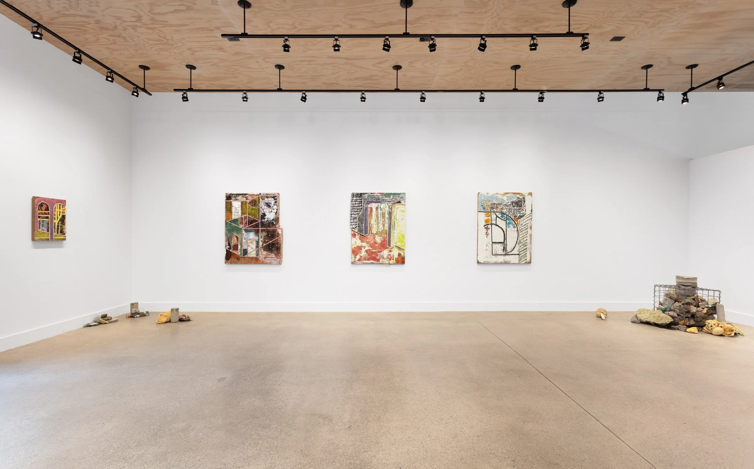 James Gardner, As Gardens Need Walls , vue d’exposition, 2021, Galerie Nicolas Robert Toronto. Photo: Laura Findlay