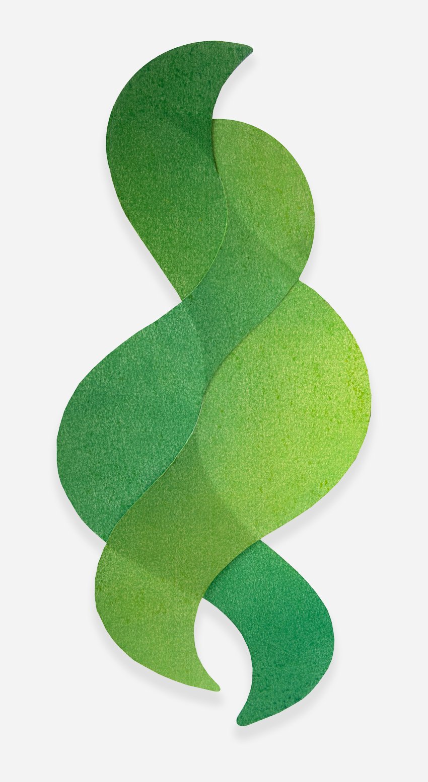 Caroline Cloutier, Cosmic Serpent, 2023, Impression numérique montée sous plexiglass sans reflet, sur aluminium, 177.8 x 81.3 cm (70 x 32 ")