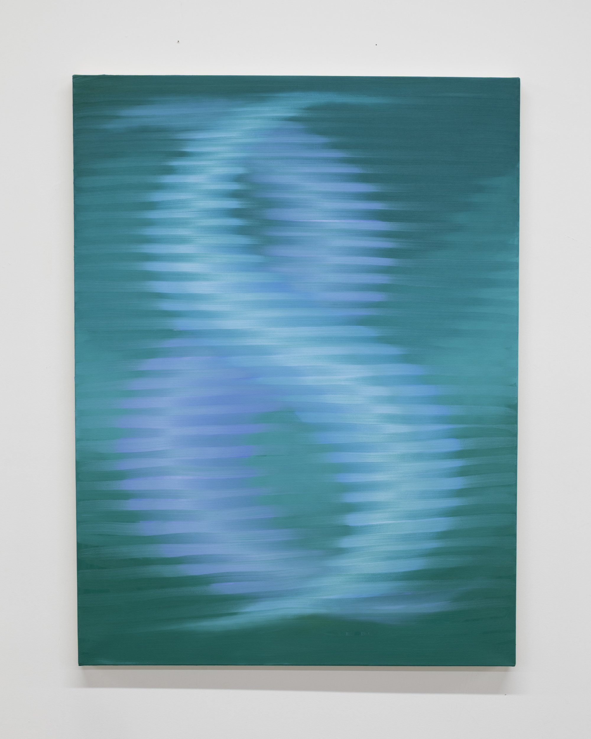 Caroline Cloutier, The Woven Line , 2025, Huile sur toile, 121.9 x 91.4 cm (48 x 36 ")