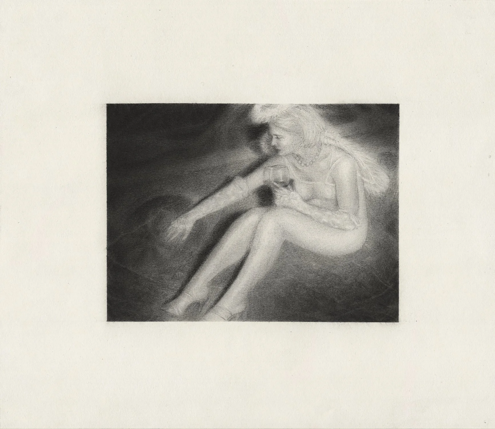  Arta Ajeti,  Sweet Talk , 2026, Gouache sur papier, 21 x 22 cm 