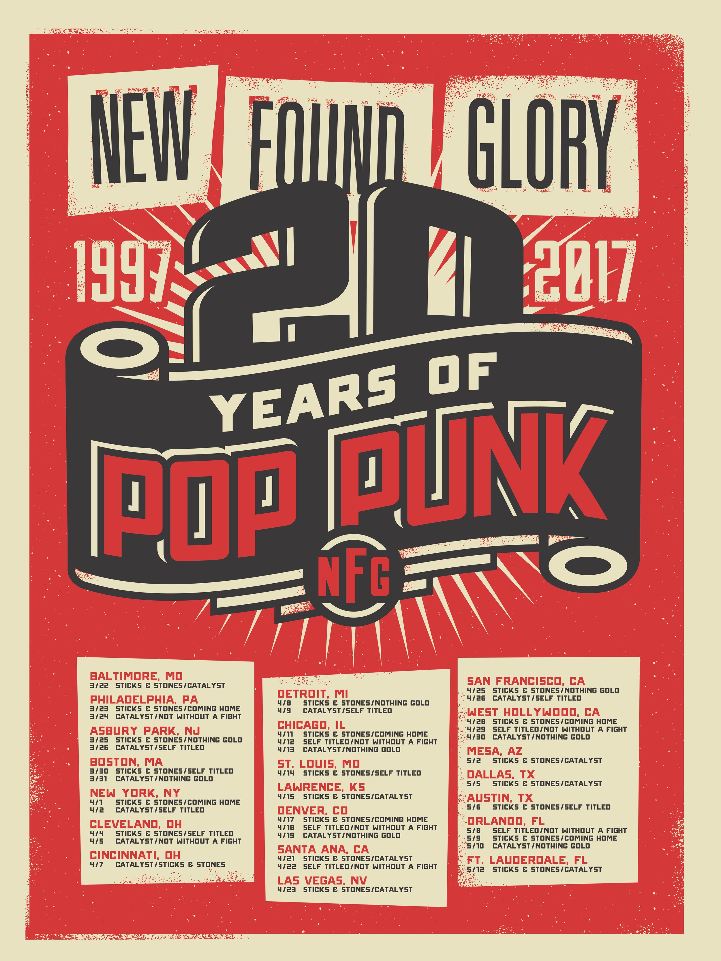 New Found Glory Nfg Year Tour