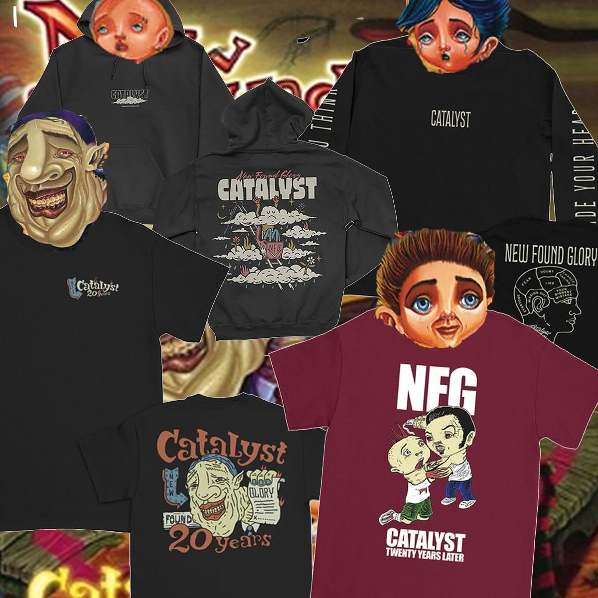 MERCH &mdash; More Catalyst merch for the Catalyst lovers out there including the Maroon &ldquo;Punk Kid&rdquo; shirt! If you missed the CD release timed drop shirt, newfoundglorystuff.com still has you covered!!!